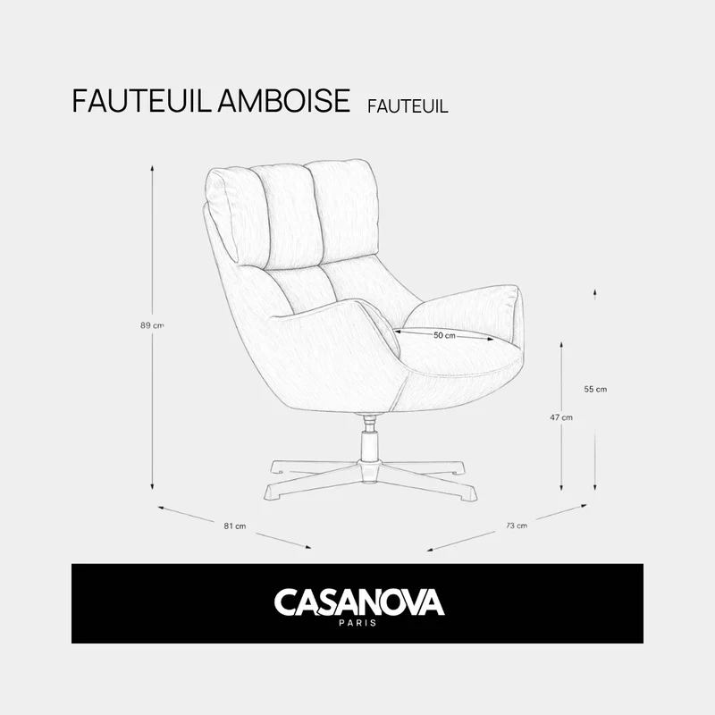 FAUTEUIL AMBOISE