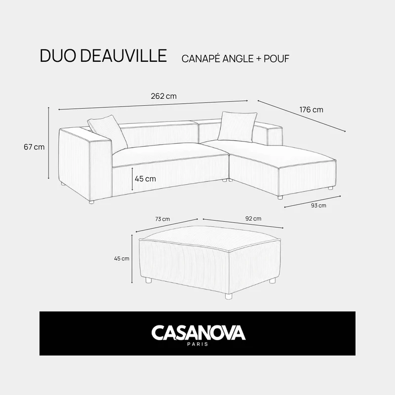 DUO DEAUVILLE ANGLE