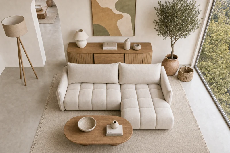 CARMEL - Tissu chenille