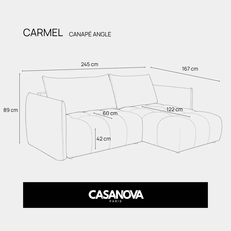 CARMEL - Tissu chenille