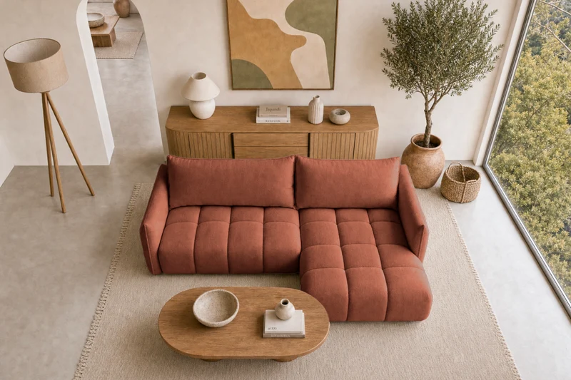CARMEL - Tissu chenille