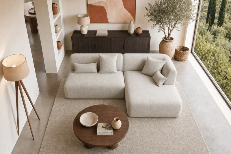 RIMINI L - Tissu lisse