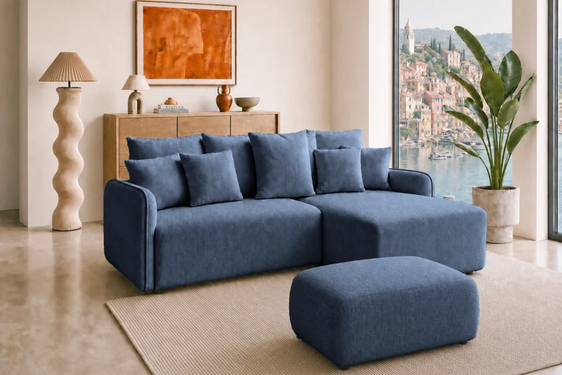 DUO PORTOFINO - Tissu chenille