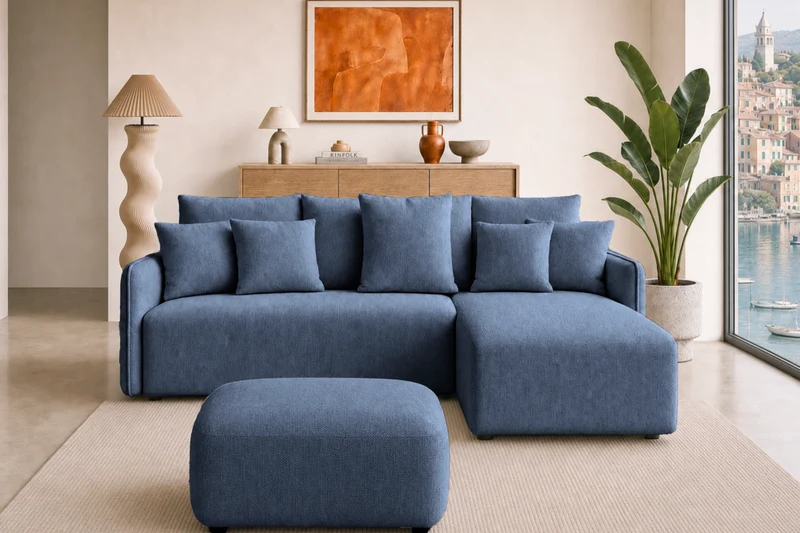 DUO PORTOFINO - Tissu chenille