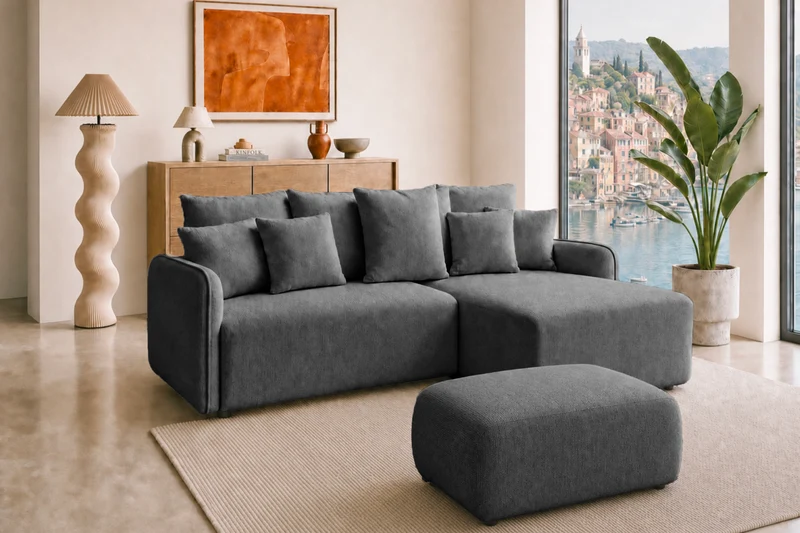 DUO PORTOFINO - Tissu chenille