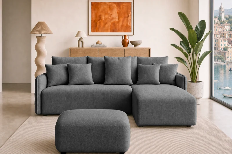 DUO PORTOFINO - Tissu chenille