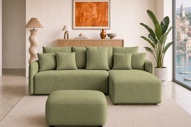 DUO PORTOFINO - Tissu chenille
