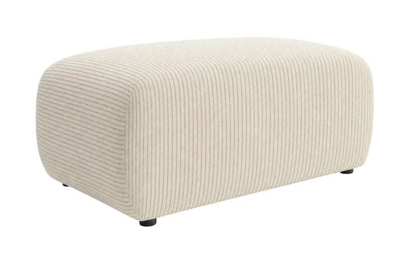 PORTOFINO POUF - Petit velours côtelé