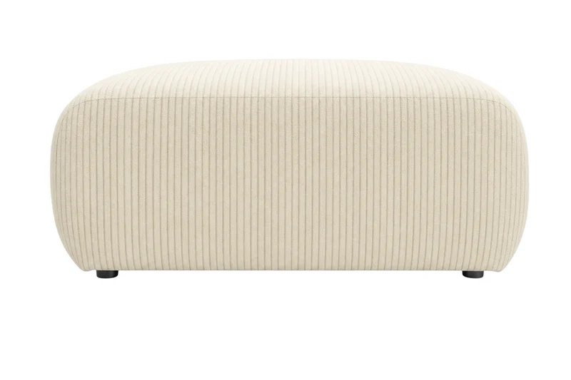 PORTOFINO POUF - Petit velours côtelé