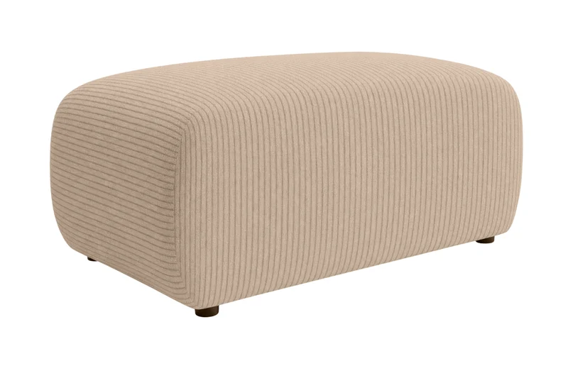 PORTOFINO POUF - Petit velours côtelé