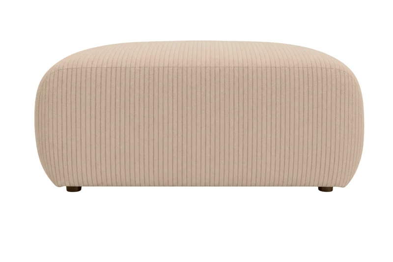 PORTOFINO POUF - Petit velours côtelé