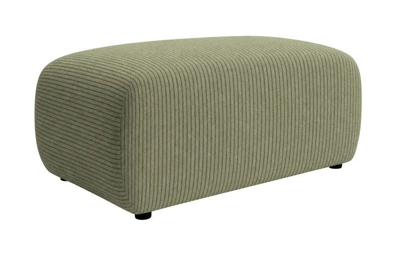 PORTOFINO POUF - Petit velours côtelé