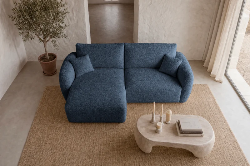 ELIO ANGLE MINI - Tissu bouclette