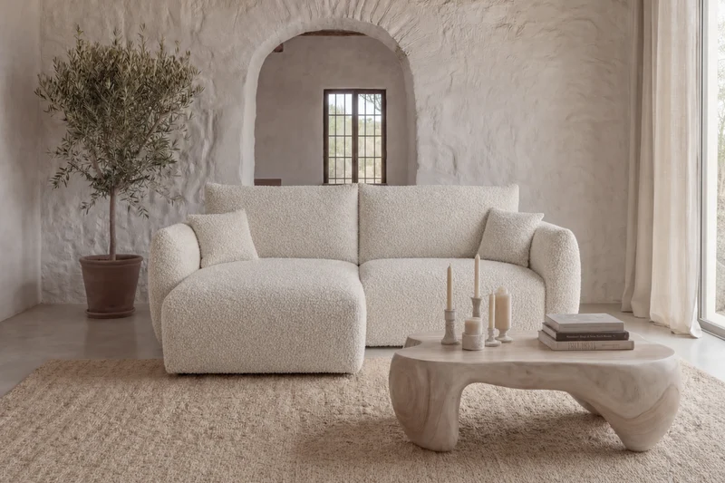 ELIO ANGLE MINI - Tissu bouclette
