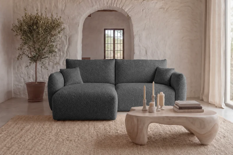 ELIO ANGLE MINI - Tissu bouclette