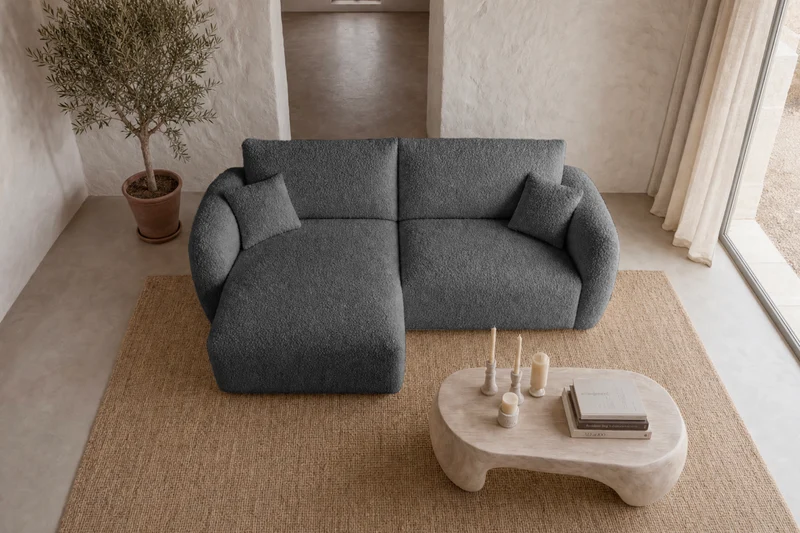 ELIO ANGLE MINI - Tissu bouclette