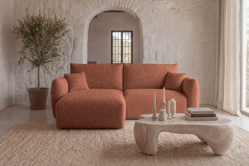 ELIO ANGLE MINI - Tissu bouclette