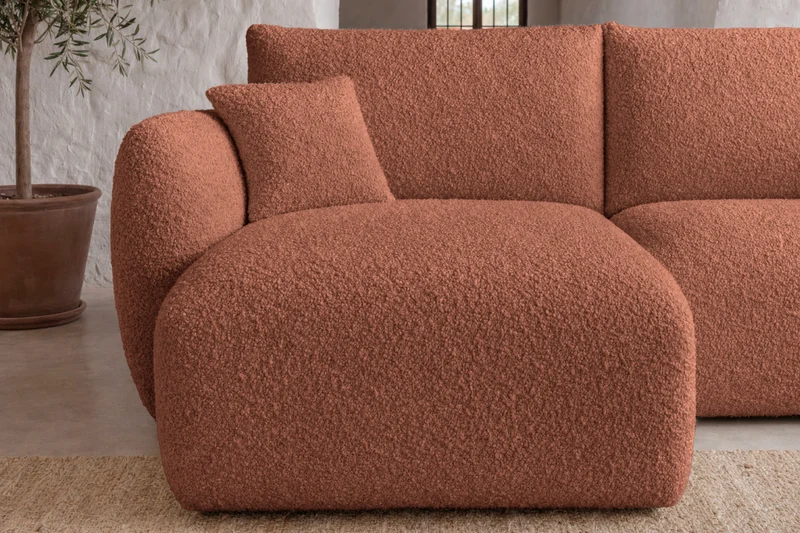 ELIO ANGLE MINI - Tissu bouclette