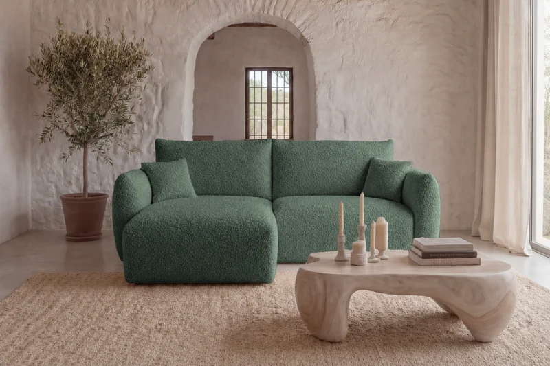 ELIO ANGLE MINI - Tissu bouclette