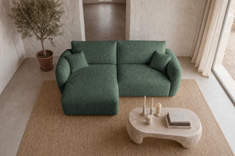 ELIO ANGLE MINI - Tissu bouclette