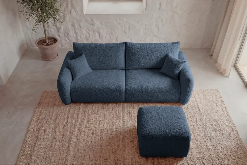 DUO ELIO - Tissu bouclette