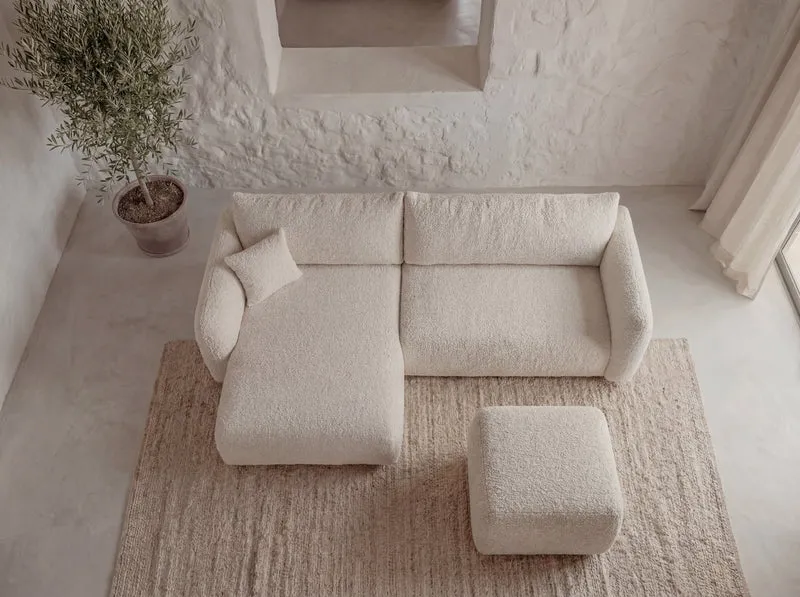 DUO ELIO ANGLE - Tissu bouclette
