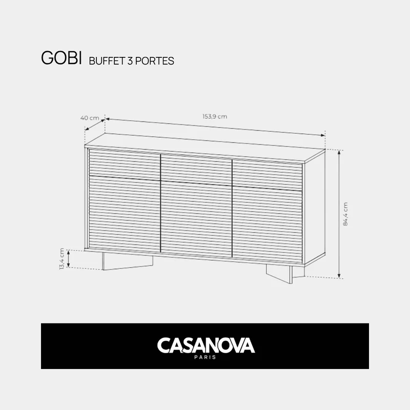 GOBI - Ensemble mini Buffet & TV