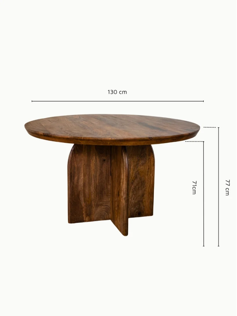 Table repas ronde Emilia