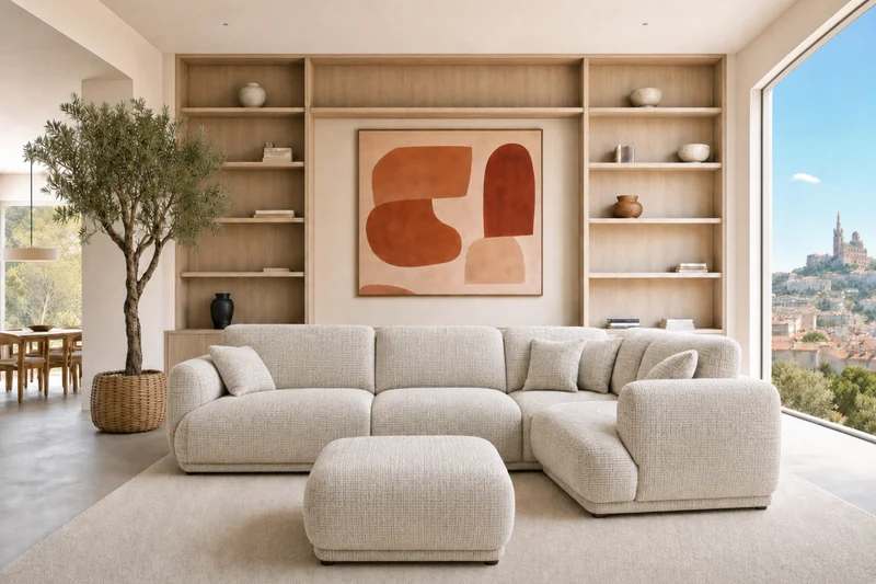 DUO ROSALIE L - Tissu chenille