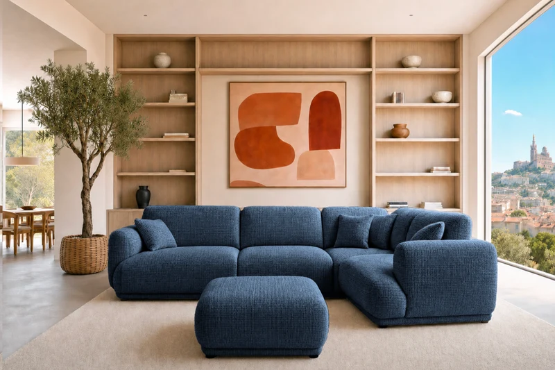 DUO ROSALIE L - Tissu chenille