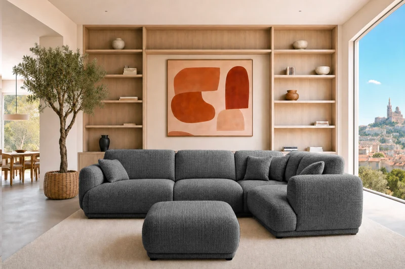 DUO ROSALIE L - Tissu chenille