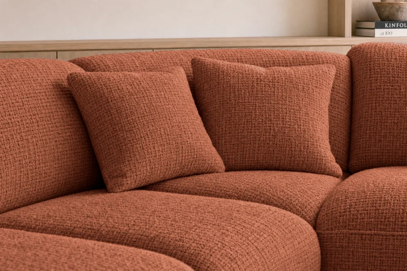 DUO ROSALIE PANORAMIQUE - Tissu chenille