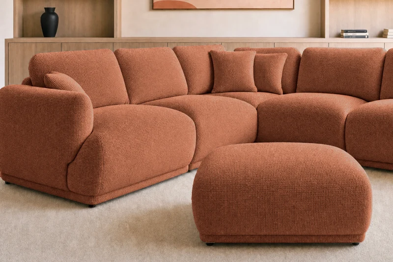 DUO ROSALIE PANORAMIQUE - Tissu chenille