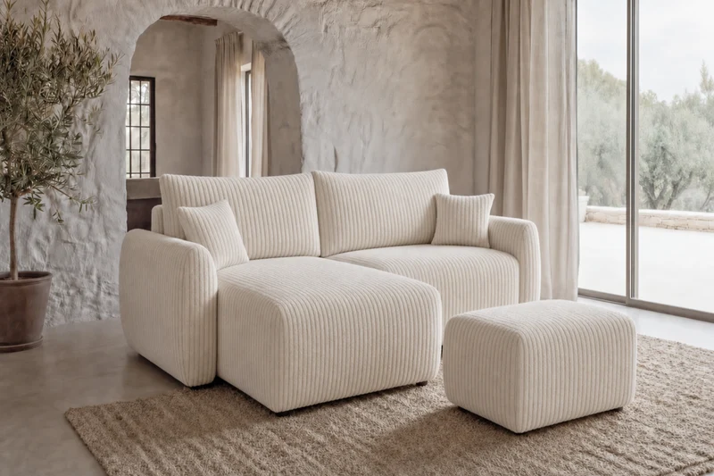 DUO ELIO ANGLE MINI - Gros velours côtelé