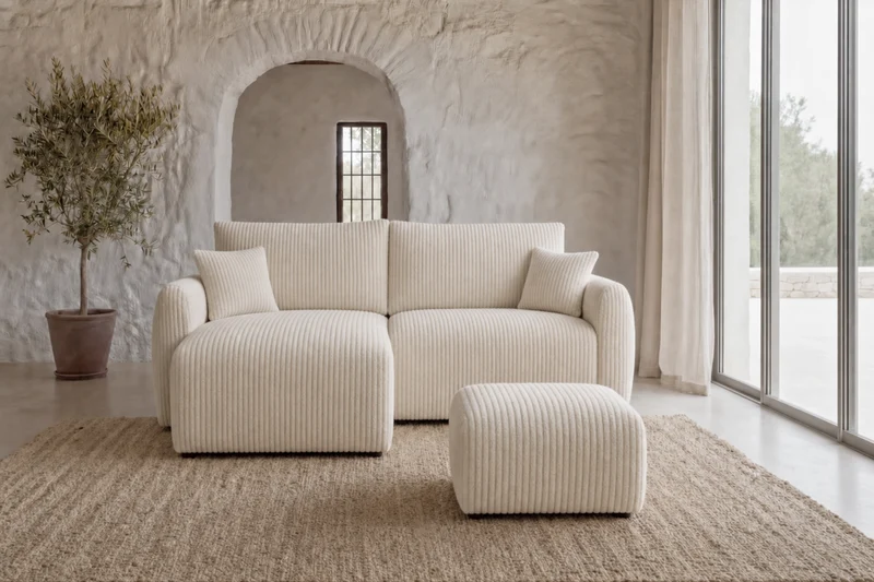 DUO ELIO ANGLE MINI - Gros velours côtelé