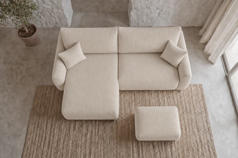 DUO ELIO ANGLE MINI - Gros velours côtelé