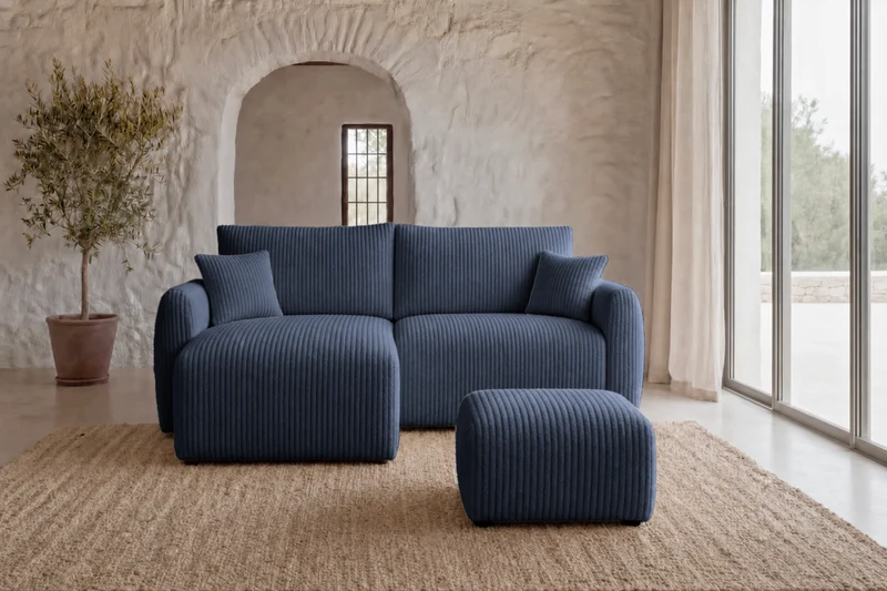 DUO ELIO ANGLE MINI - Gros velours côtelé