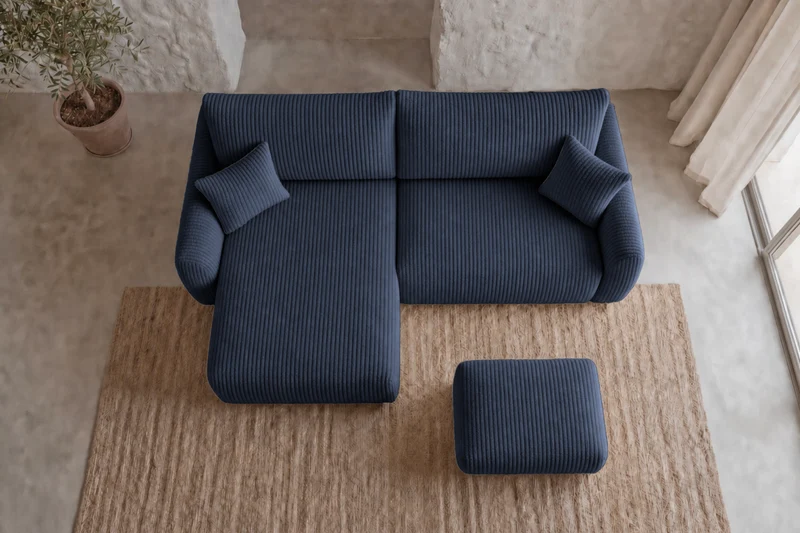 DUO ELIO ANGLE MINI - Gros velours côtelé