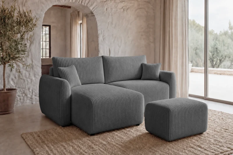 DUO ELIO ANGLE MINI - Gros velours côtelé