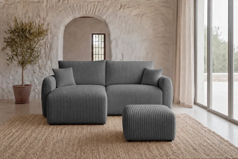 DUO ELIO ANGLE MINI - Gros velours côtelé