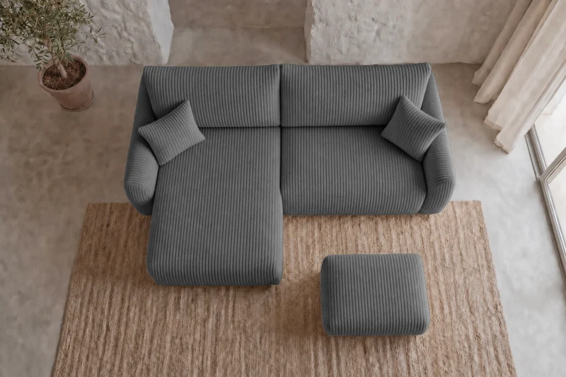 DUO ELIO ANGLE MINI - Gros velours côtelé