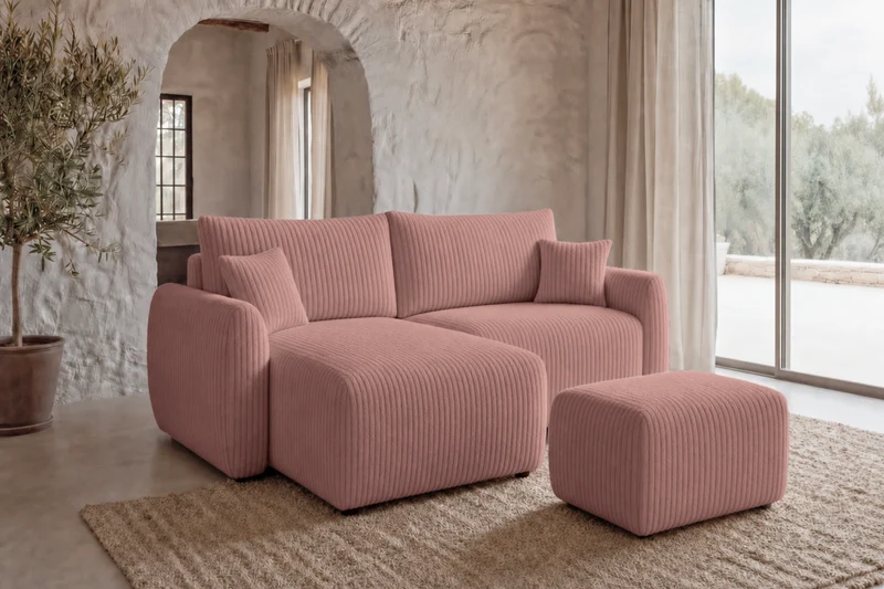 DUO ELIO ANGLE MINI - Gros velours côtelé
