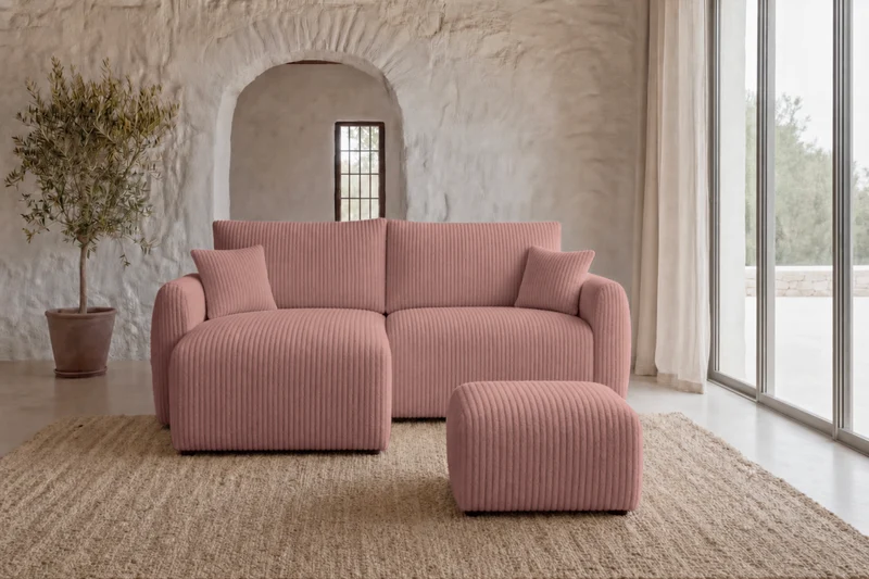 DUO ELIO ANGLE MINI - Gros velours côtelé