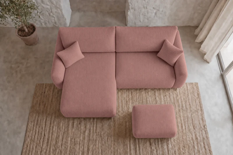 DUO ELIO ANGLE MINI - Gros velours côtelé