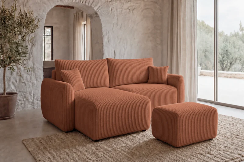 DUO ELIO ANGLE MINI - Gros velours côtelé