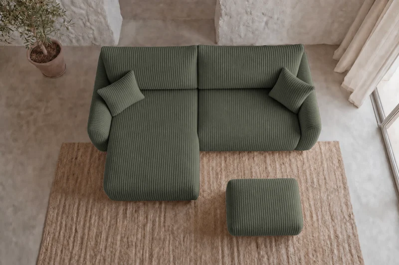 DUO ELIO ANGLE MINI - Gros velours côtelé