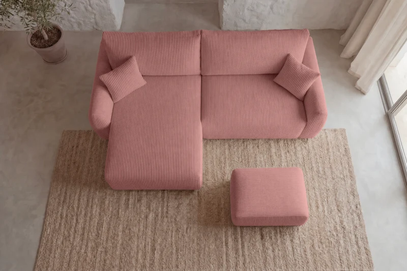 DUO ELIO ANGLE MINI - Petit velours côtelé