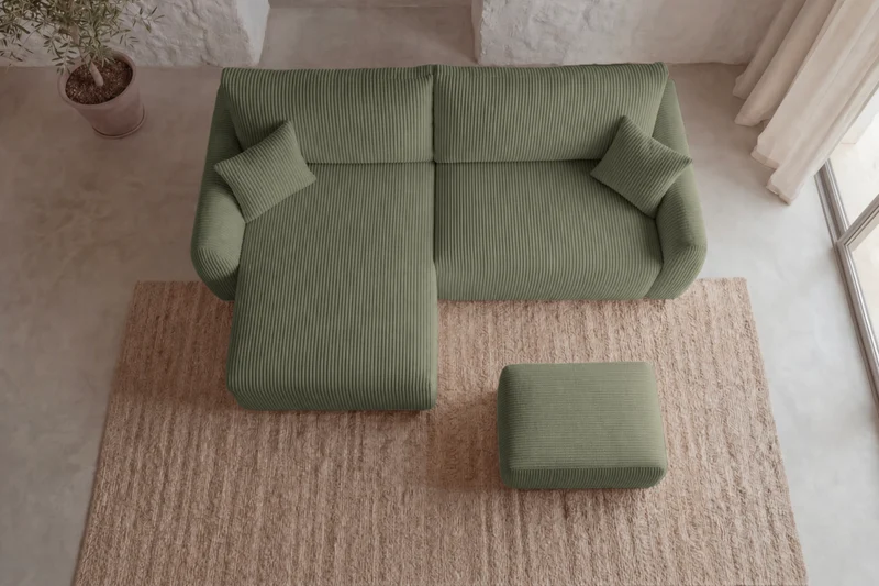 DUO ELIO ANGLE MINI - Petit velours côtelé