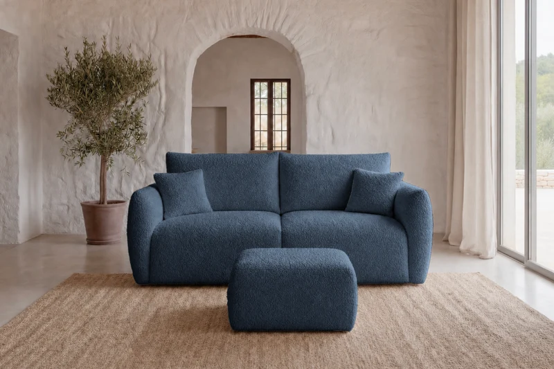 DUO ELIO MINI - Tissu bouclette