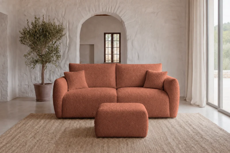 DUO ELIO MINI - Tissu bouclette